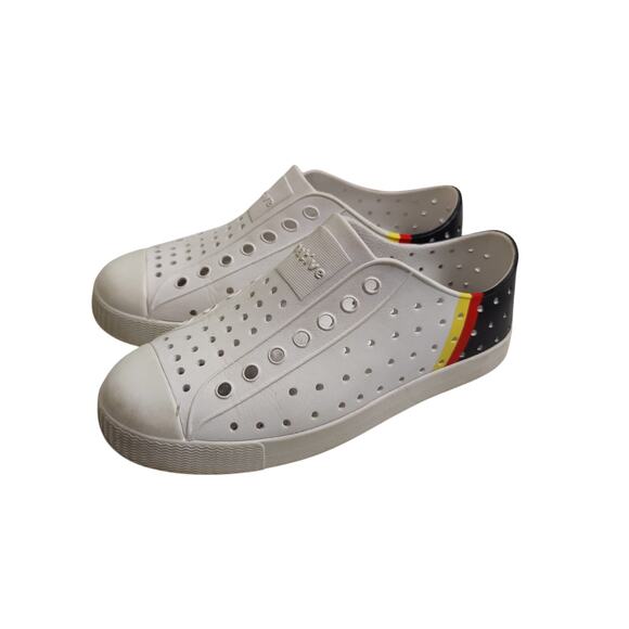 Native Other - Native Jefferson Sneakers Boys Girls J1 White Black Stripe Sneaker Water Shoes